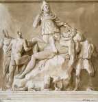 Houel Jean-Pierre-Laurent Classical Bas-relief from the Museum of the Benedictine Monastery of San Nicolo at Catania  - Hermitage